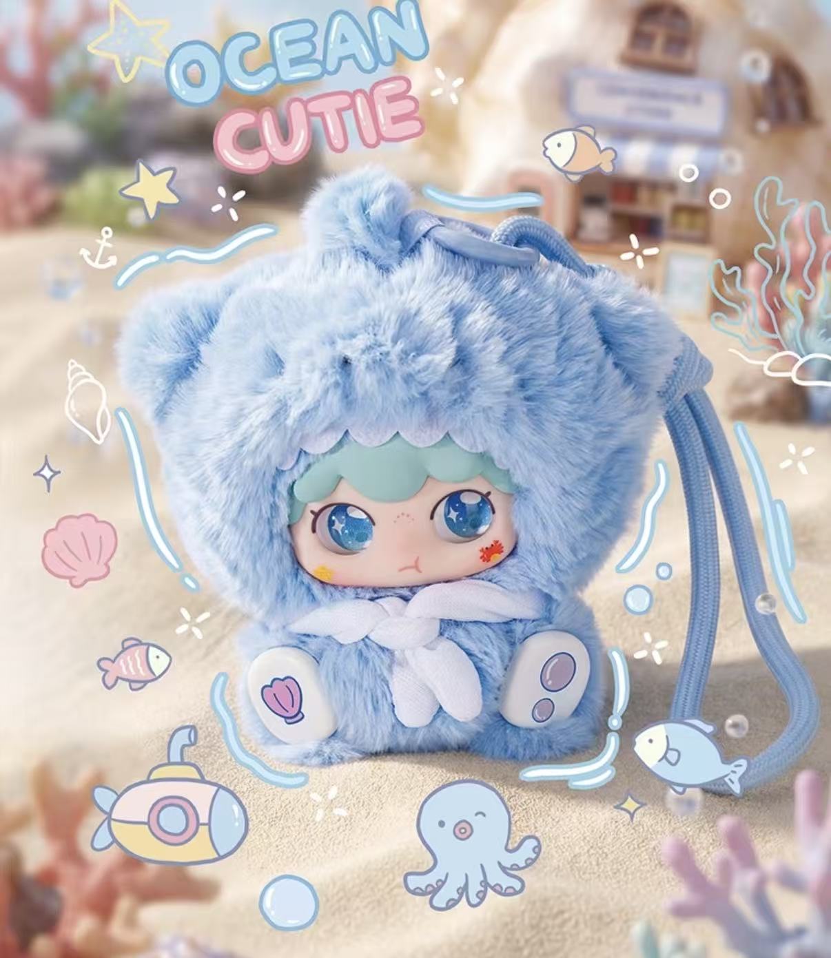 Kimipapa Animals In A Row Plush Blind Box