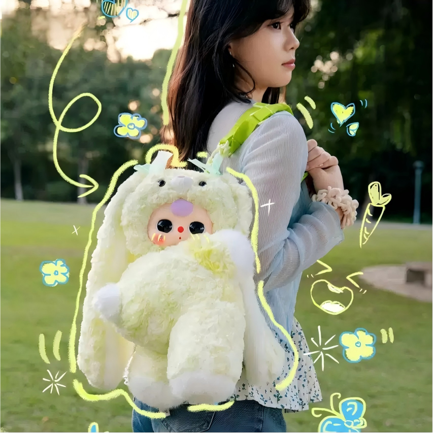 Baby Three 400% Hughug Baby Backpack Series Plush Blind Box  (Buy 2 Get 1 Free - No Box Option)