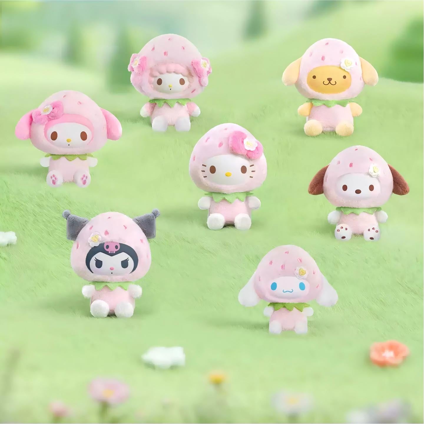 Sanrio Strawberry Series Plush Pendant Blind Box