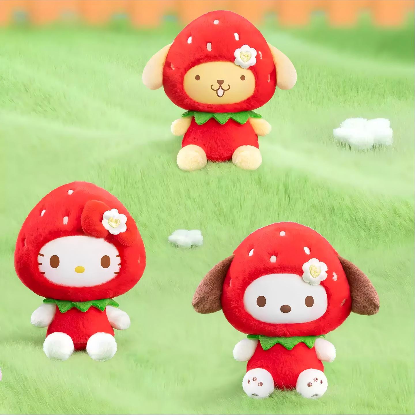 Sanrio Strawberry Series Plush Pendant Blind Box