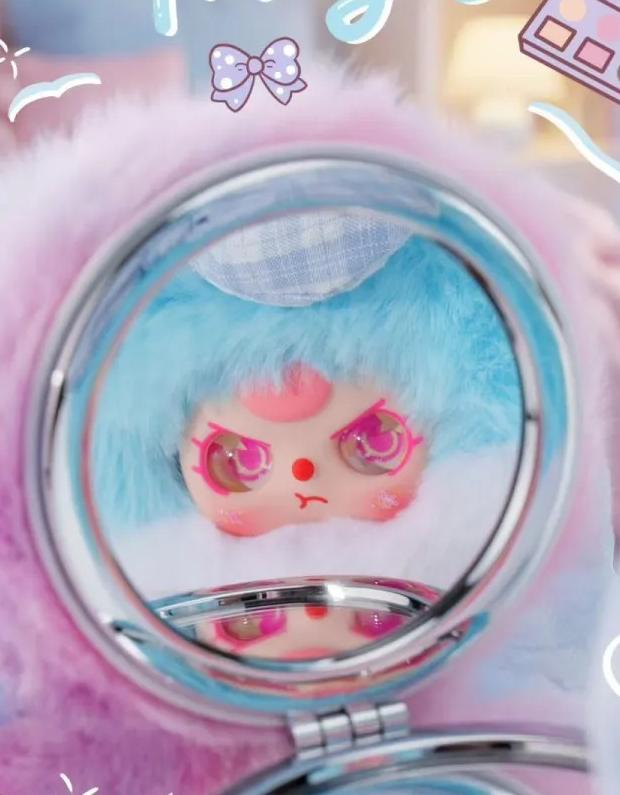 Baby Three Makeup Mirror V2 Series Plush Blind Box