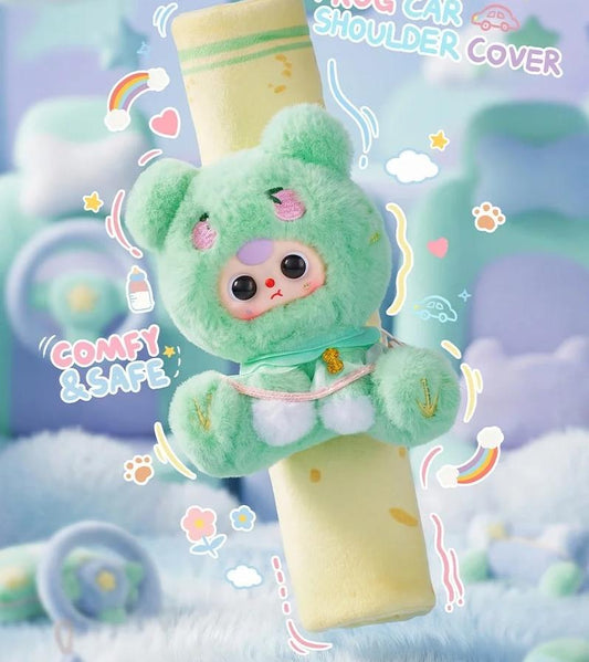 Baby Three Car seat belt shoulder cover Series Plush Blind Box