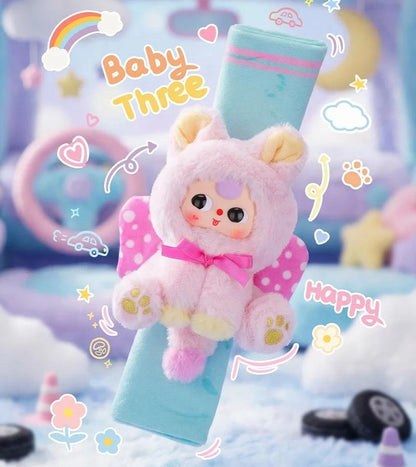 Baby Three Car seat belt shoulder cover Series Plush Blind Box