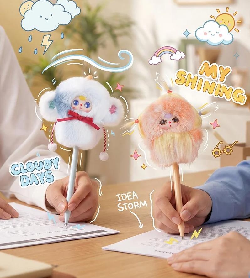 Baby Three Weather Guide Series Plush Blind Box