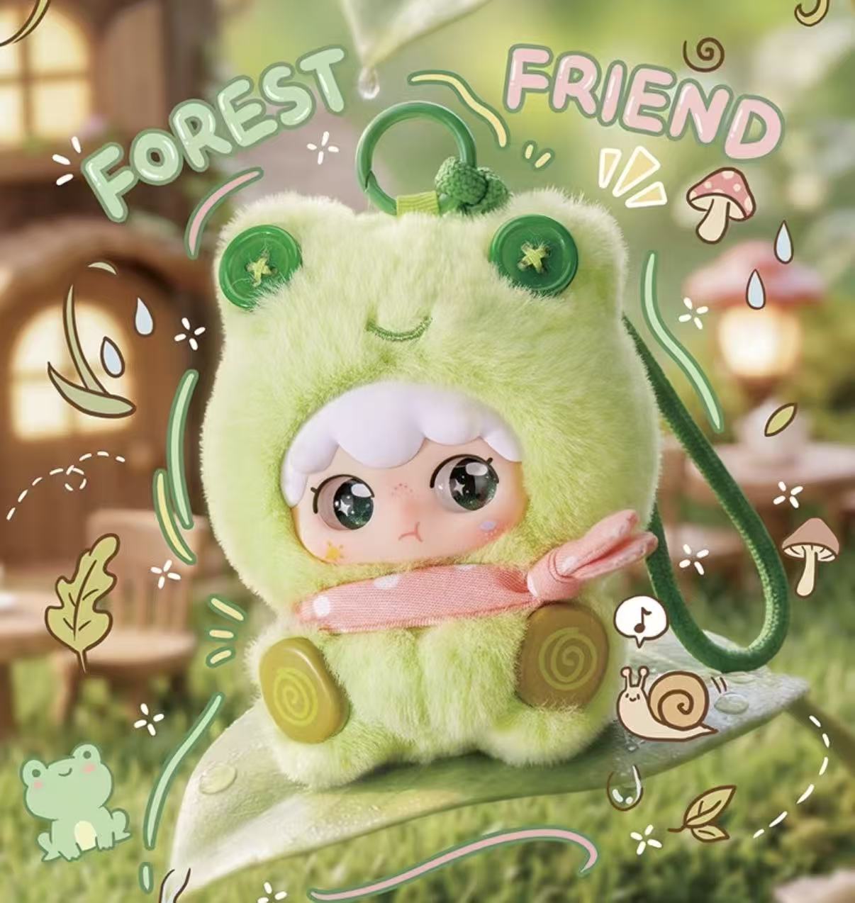 Kimipapa Animals In A Row Plush Blind Box