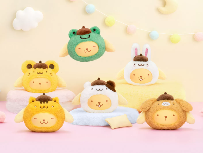 Pom Pom Purin Best Friends Plush Keychain Series Blind Box
