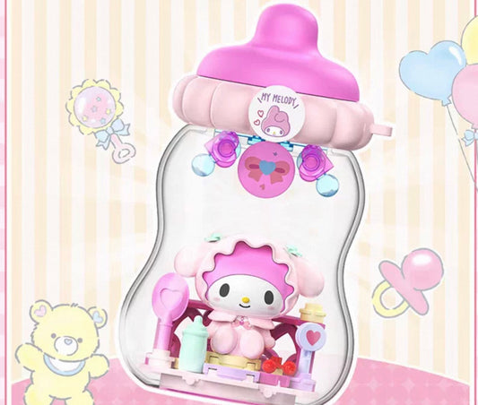 TOPTOY Sanrio Family Dun Dun Milk Bottle Building Block Blind Box