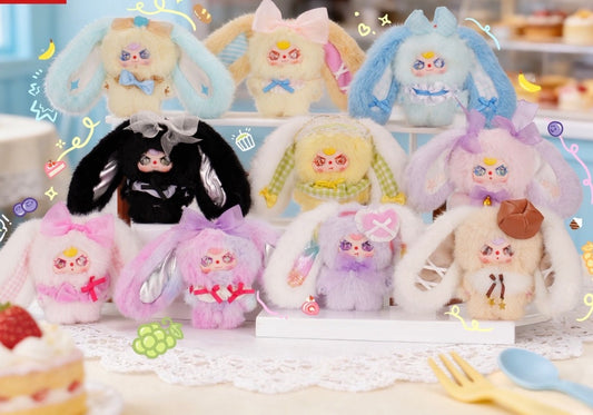 Baby Three Pocket Rabbit Series Plush Pendant Blind Box