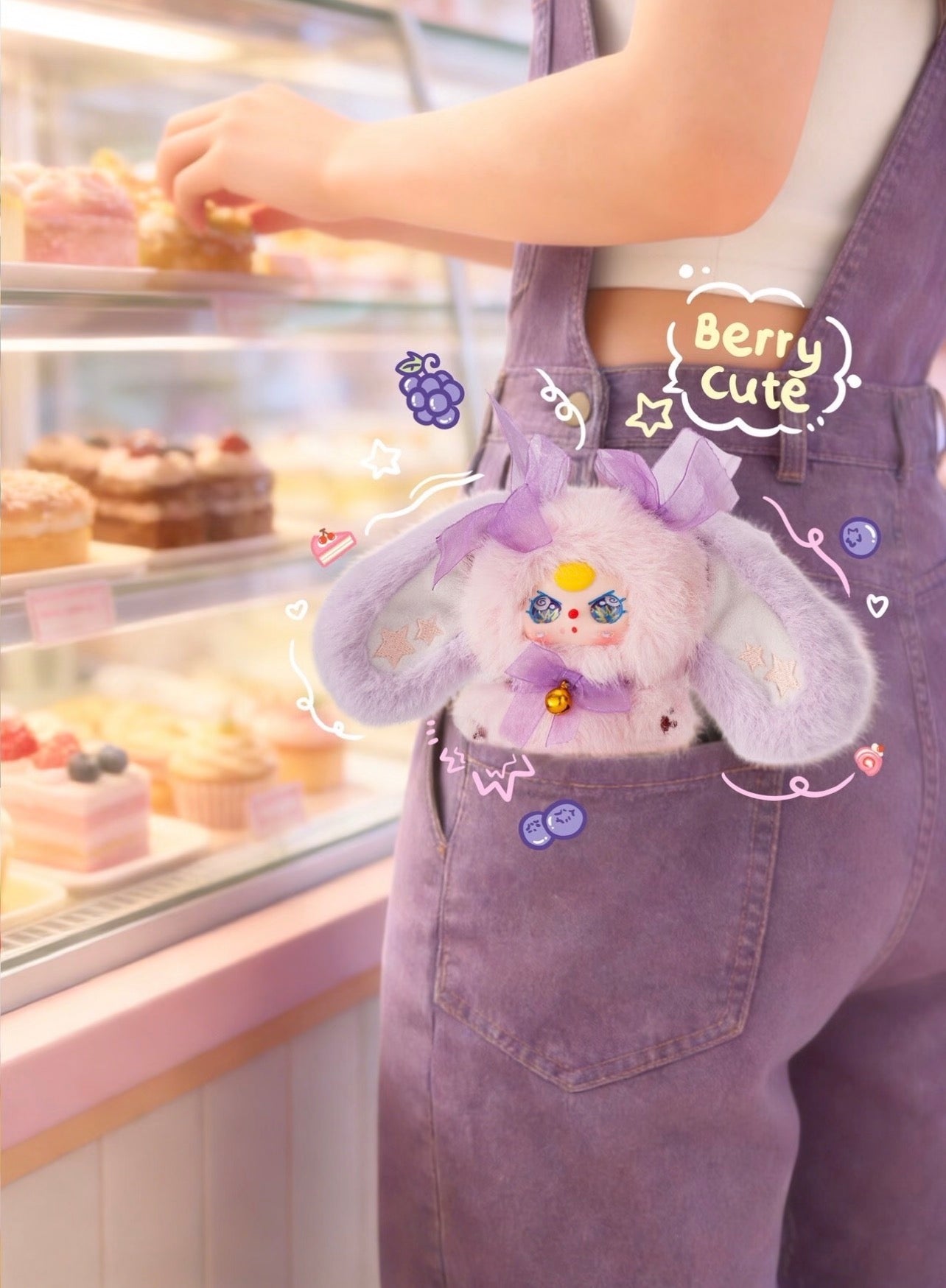Baby Three Pocket Rabbit Series Plush Pendant Blind Box