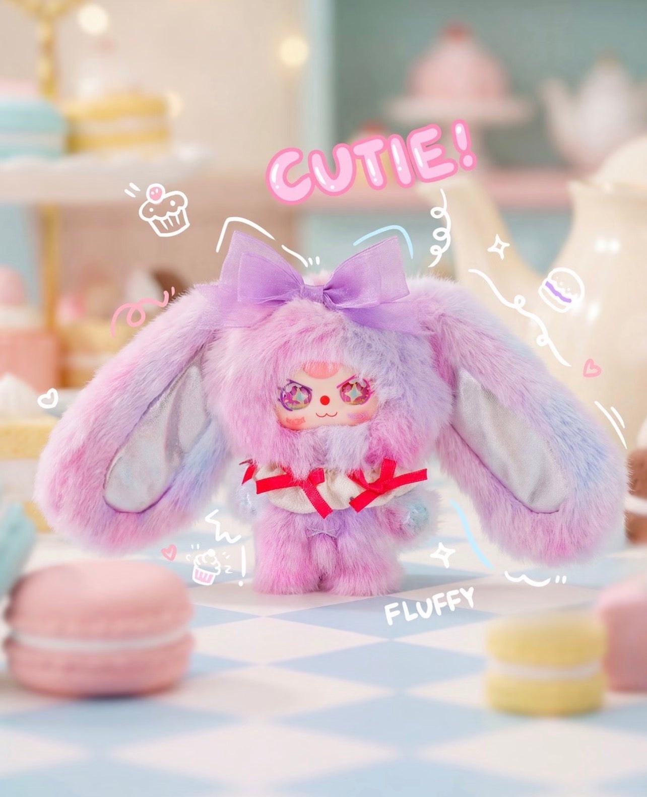 Baby Three Pocket Rabbit Series Plush Pendant Blind Box