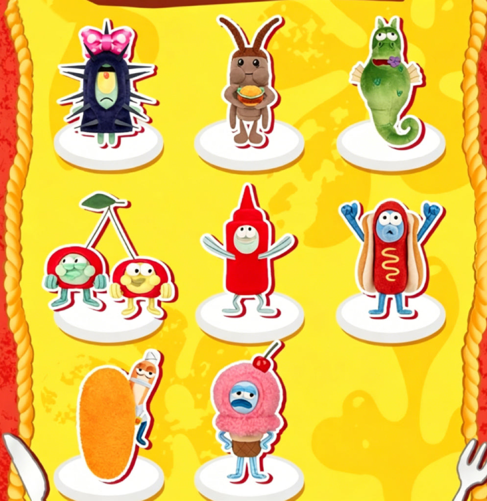 Super Delicious! Welcome to Bikini Bottom Series  Plush Blind Box