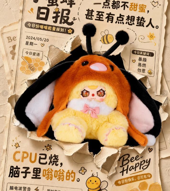 Baby Three 500% Fake Debut Series Plush Blind Box
