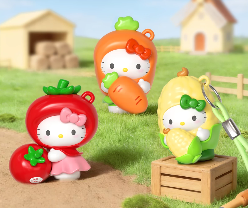 Hello Kitty Fruit & Vegetable Story Series Figure Pendant Blind Box