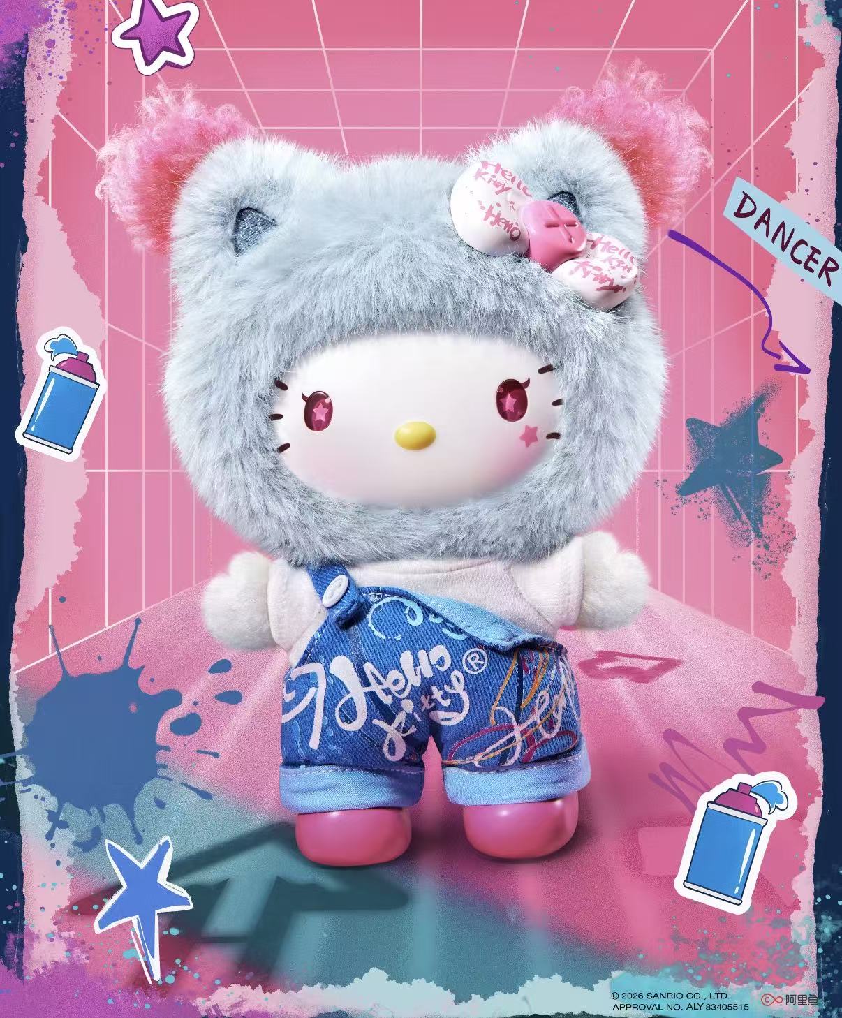 Hello Kitty Graffiti Series Plush Blind Box