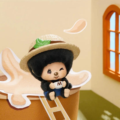 MINISO Monchhichi Coffee Farm Series Face Change Blind Box Pendant