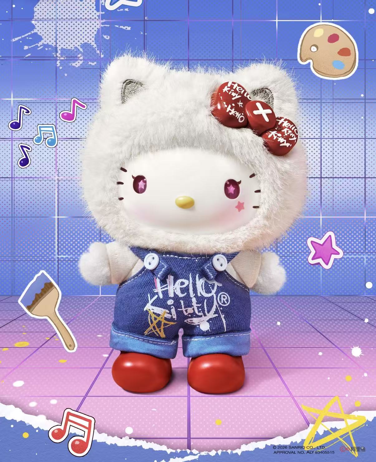 Hello Kitty Graffiti Series Plush Blind Box