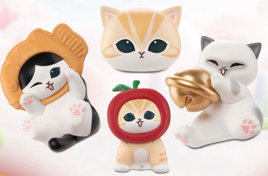 Mofusand Good Luck Series Kitten Head Figure Blind Box