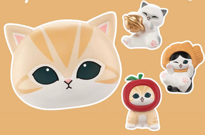 Mofusand Good Luck Series Kitten Head Figure Blind Box