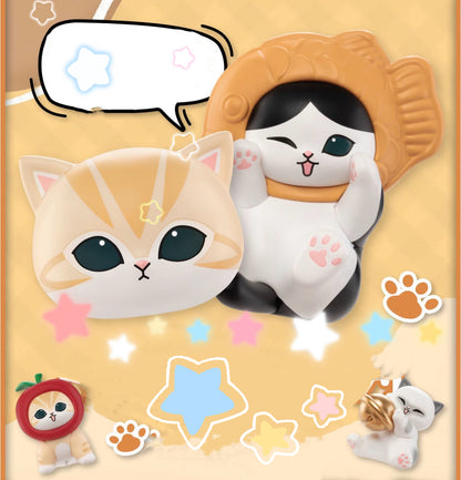 Mofusand Good Luck Series Kitten Head Figure Blind Box