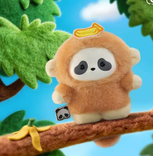 Panda Roll Palm Zoo Series Plush Blind Box