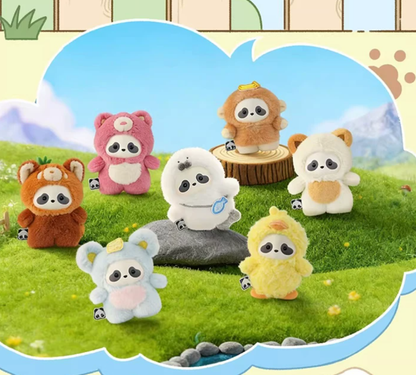 Panda Roll Palm Zoo Series Plush Blind Box