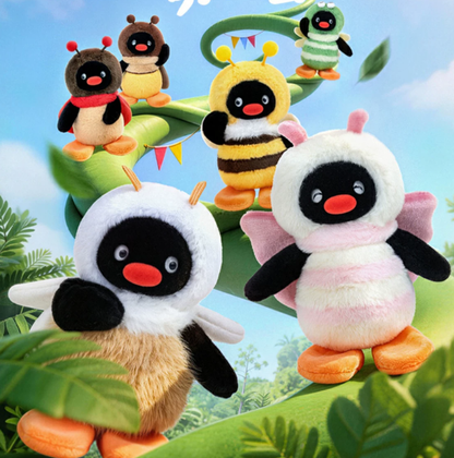 Pingu Bugs Cute Friends Club Plush Keychain Blind Box