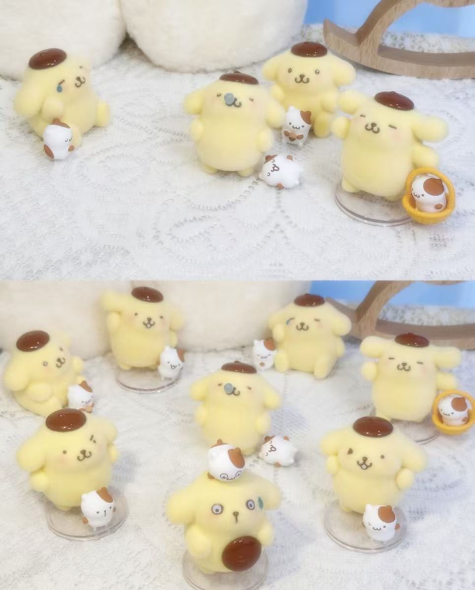 Pompompurin Fluffy Daily Life Series Figure
