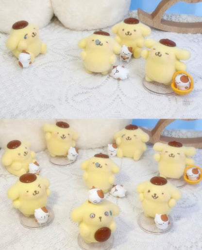 Pompompurin Fluffy Daily Life Series Figure