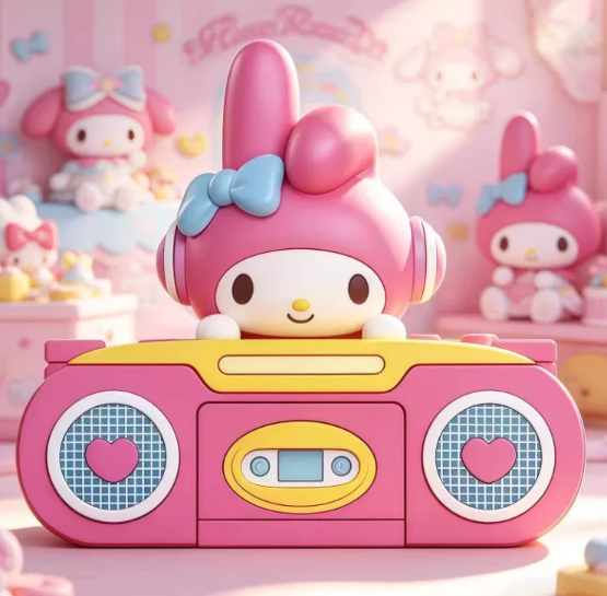 Sanrio Characters Family Cute Sound Pals Series Retro Recorder Blind Box