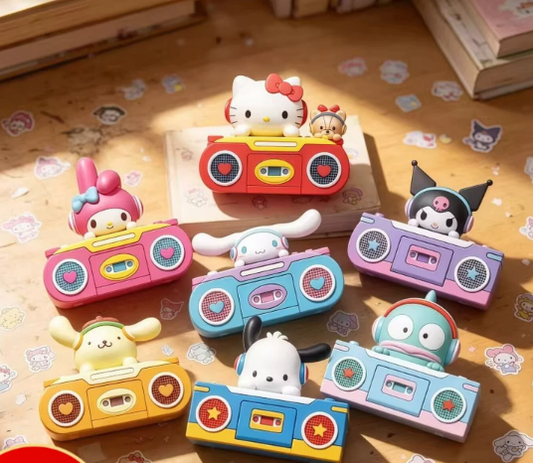 Sanrio Characters Family Cute Sound Pals Series Retro Recorder Blind Box
