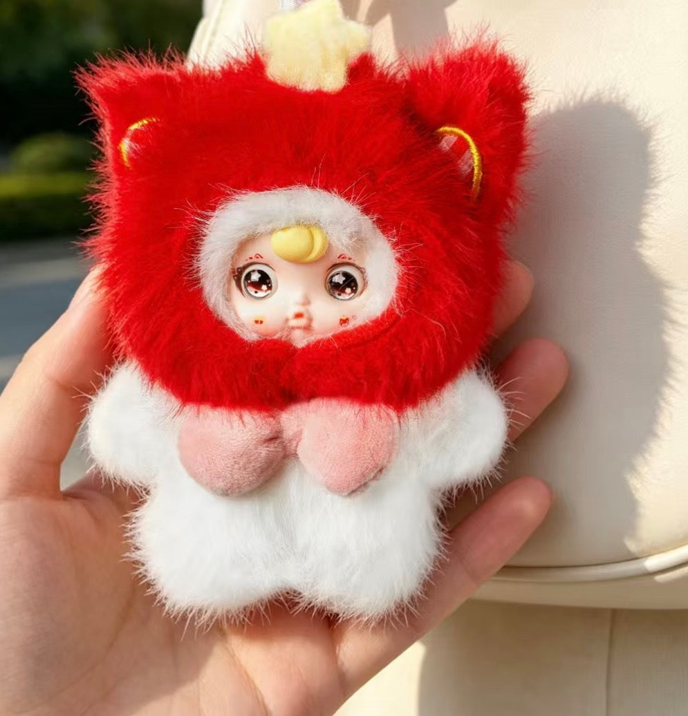 Yumi Retro Travelogue Plush Keychain Blind Box