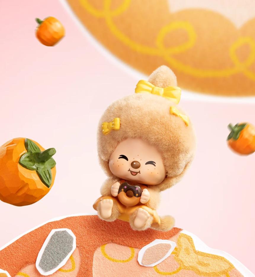 MINISO Monchhichi Coffee Farm Series Face Change Blind Box Pendant