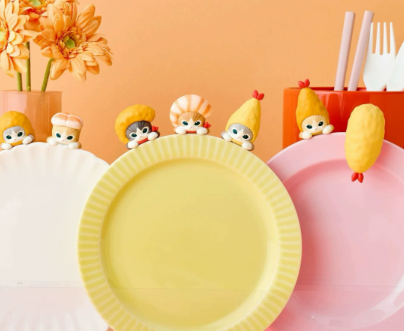 Mofusand Fried Shrimp Cat Lying Down Series Blind Box
