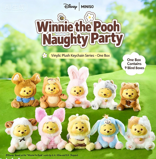 Winnie The Pooh Naughty Party Series Plush Blind Box